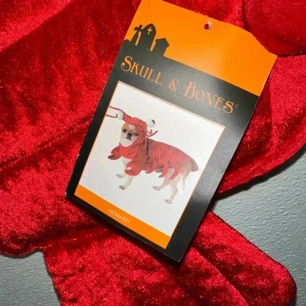 NWT! Skull & Bones Pet Costume Lobster Red M - Picture 15 of 15